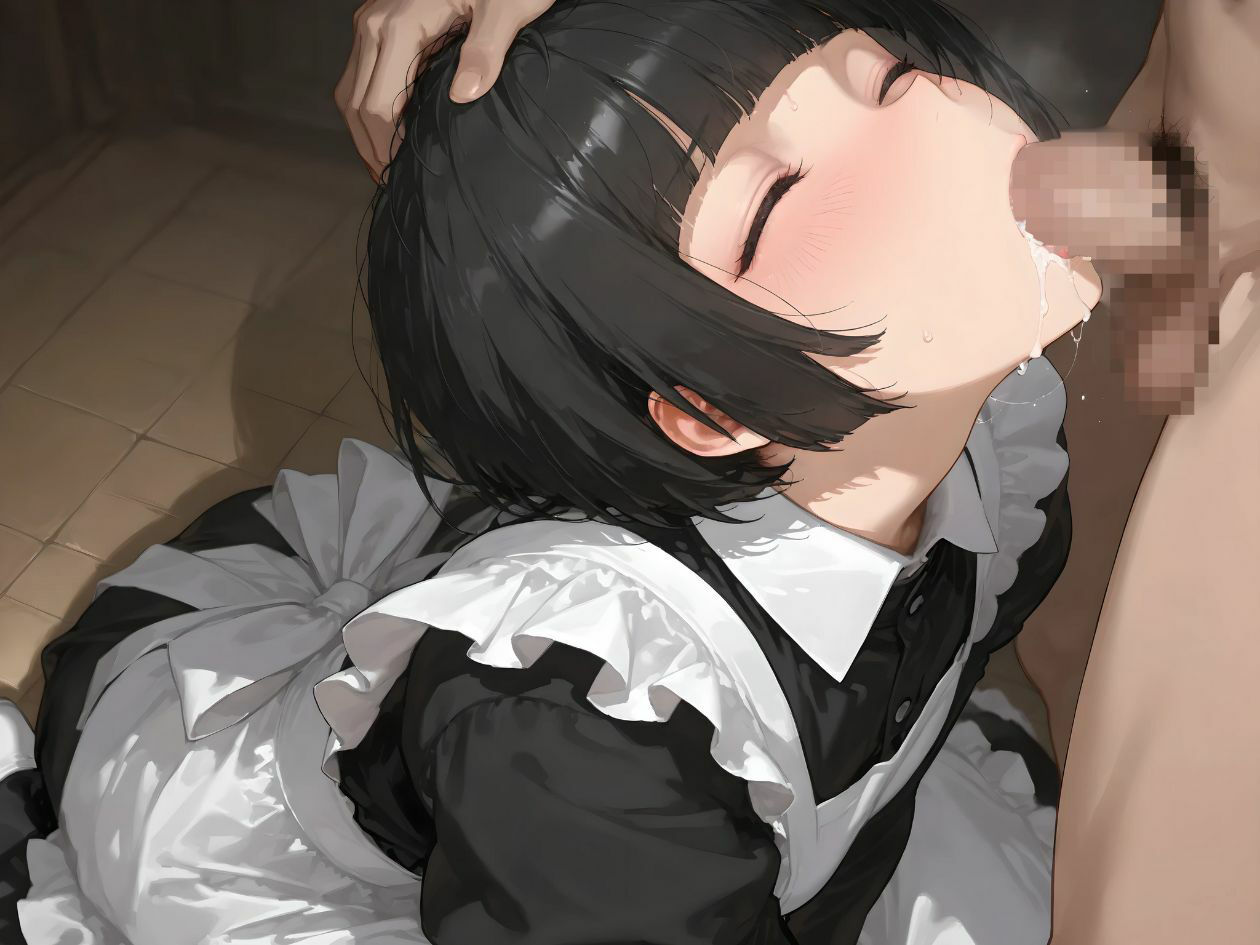 サンプル画像2:塩対応メイドさんを一発でその気にさせる方法【KU100】(いたずらえっち 〜性癖よ恍惚なれ〜) [d_530844]