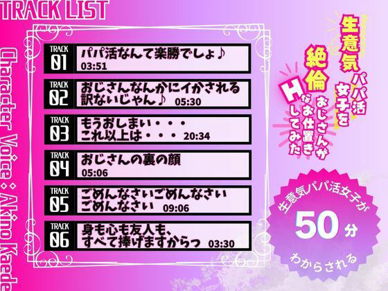 サンプル画像5:生意気パパ活女子を絶倫おじさんがHなお仕置きしてみた(エモーショナル) [d_535371]