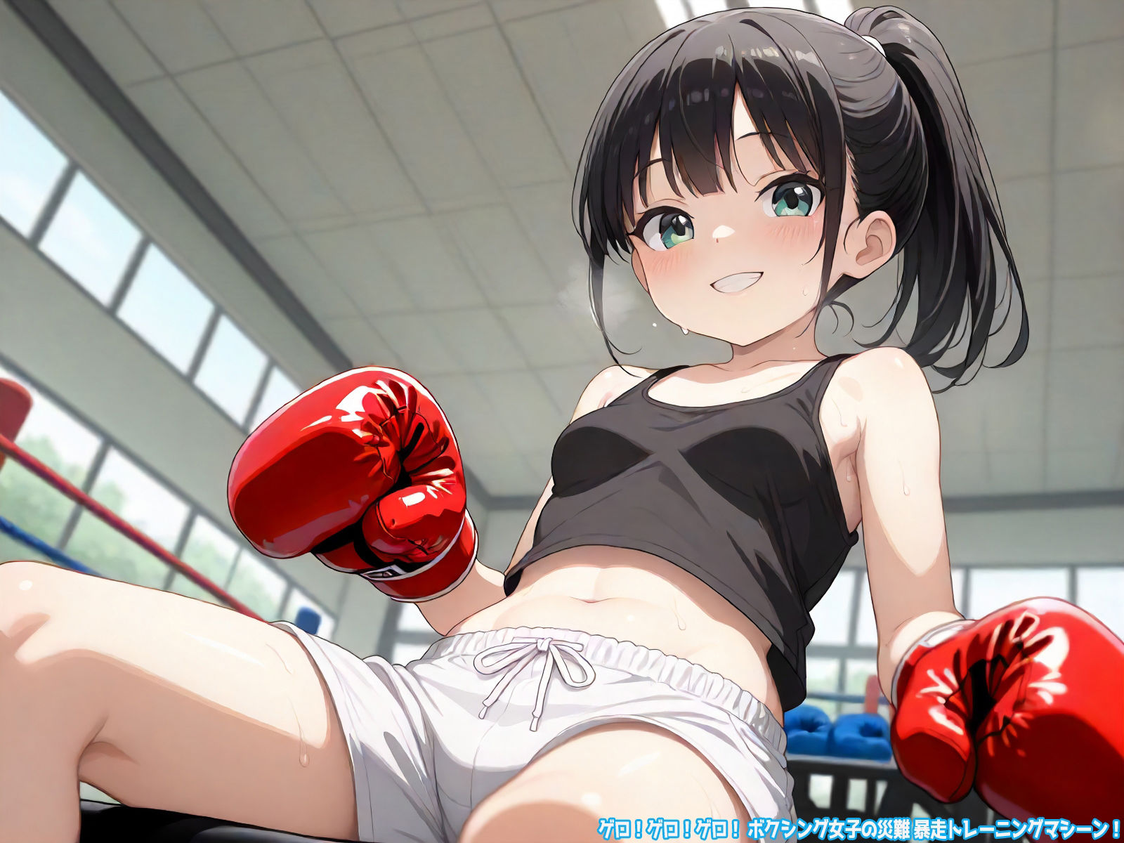 サンプル画像3:ゲロ！ゲロ！ゲロ！ ボクシング女子の災難 暴走トレーニングマシーン！(三毛猫BOX) [d_538204]