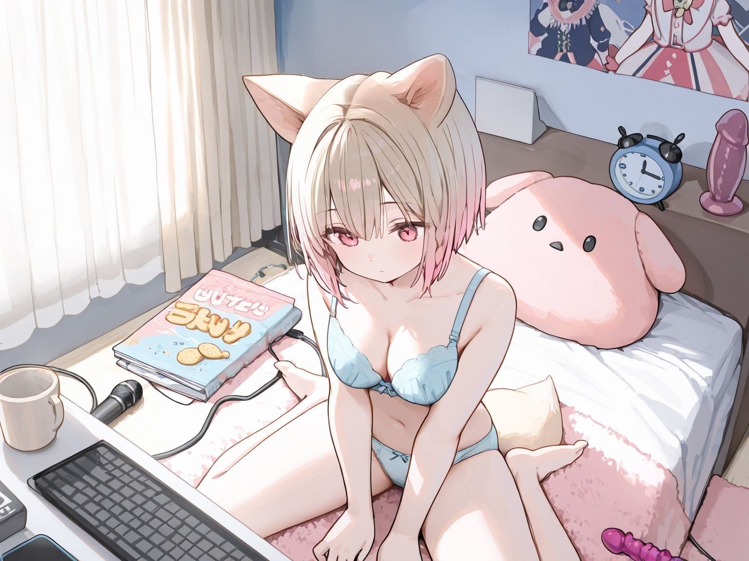 サンプル画像5:【プライベートオナニー実演】声屋のひとりごと【千月梨瑠】(いんぱろぼいす) [d_542650]