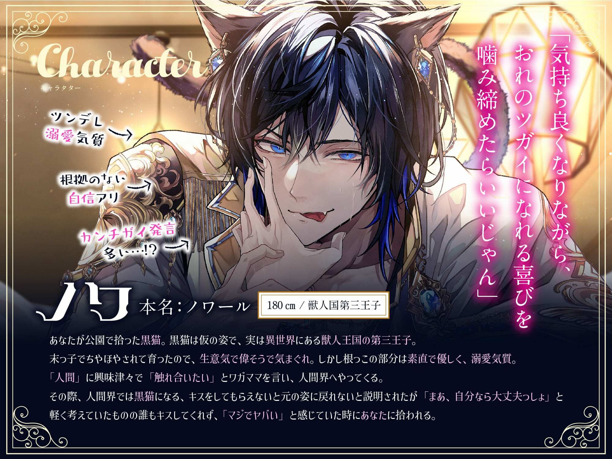 黒猫ノワ様のエッチな恩返し。〜ツンデレ甘S猫王子の執着交尾から逃げられない【嫉妬レ●プ×溺愛求婚】の画像2