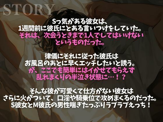 1週間の射精管理に耐えた大人M彼氏の喘ぎまくり生中出しえっち(CV:がく×シナリオ:悠希)の画像1