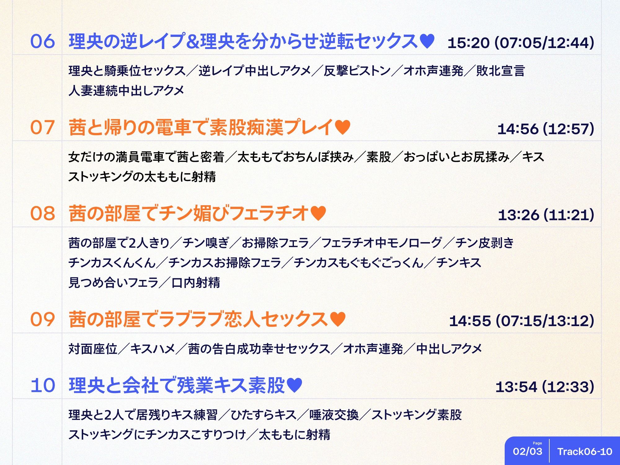 巨乳先輩OLがチンカス汚ちんぽに媚び媚びご奉仕してくれる新入社員研修♪【KU100】のサンプル画像 6