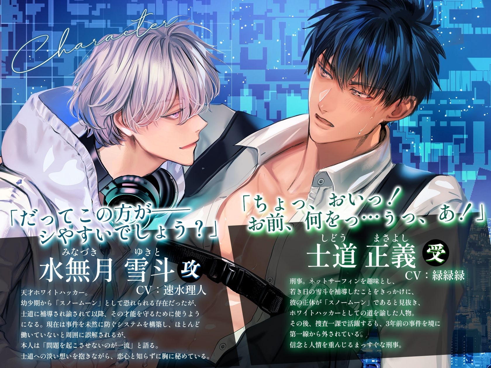 ホワイトハッカーの溺愛監禁〜15日間の快楽プログラム〜 (dvoice jp-002)