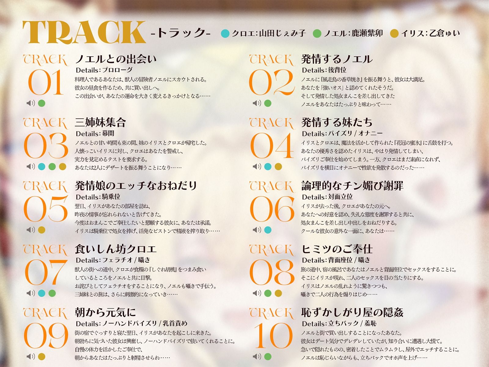ライオン娘三姉妹とドスケベフルコース!〜料理で胃袋、肉棒で子宮を満たす日々〜【KU100収録】 画像7