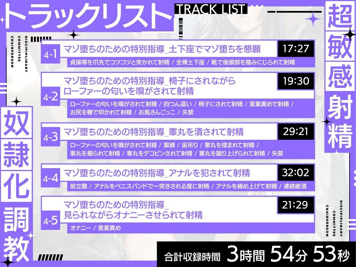 【淫紋×連続絶頂×マゾ調教】サキュバス風紀委員長による超敏感射精奴●化調教〜全男子生徒のマゾ化及び貞操完全管理計画〜のサンプル画像 6