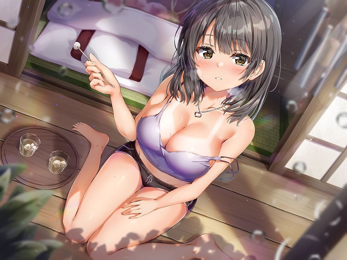 J●と性欲の夏 〜汗ばむ日焼けあと縁側にて〜のサンプル画像 6