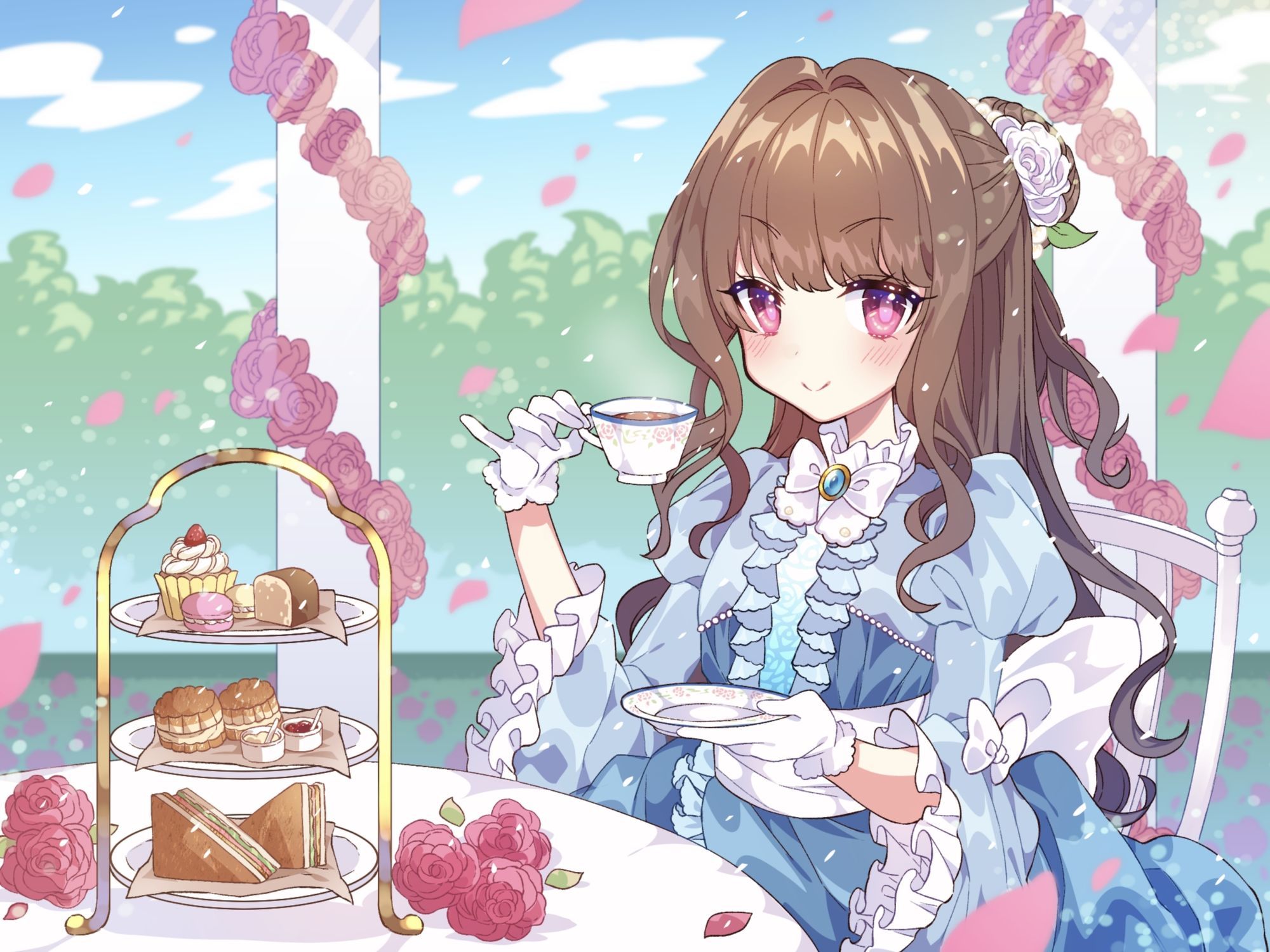【おしがま/放尿】おしっこお漏らしお嬢様【オホ声】 (dvoice jp-002)