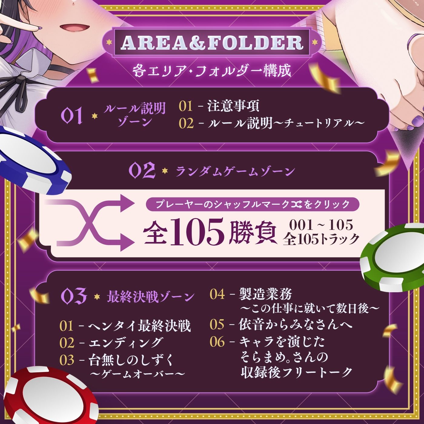 【ランダム】左右博打で運試しオナニー倍々ゲーム「7ステイフィールド」〜ランダム再生による左右選択式ギャンブルでアイテムを増やす射精我慢ゲーム〜のサンプル画像 6