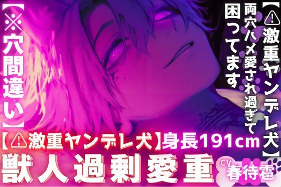 【激重ヤンデレ犬】【※穴間違い】『愛してくれるなら責任とって…』飼ってる子犬は長身191cmの巨根絶倫どエロ犬に立派に育ちました両穴ハメ愛され過ぎて困ってます。 (dvoice)