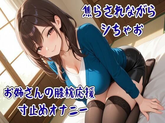焦らされながらシちゃお〜お姉さんの膝枕応援寸止めオナニーの商品画像