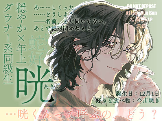 「名前、なにちゃん？」〜年上同級生×穏やかダウナー晄くんは抜け駆ける〜【声優・佐藤拓也】 (dvoice jp-001)