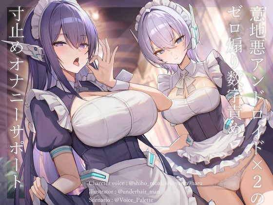 《d_772910》意地悪アンドロイド×2のゼロ煽り数字責め寸止めオナニーサポートのパッケージ画像