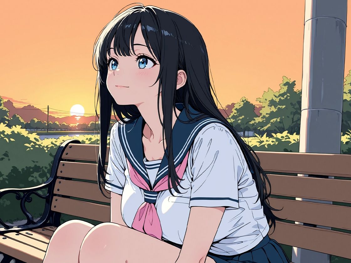 【枯専女子】親友のお父さんを好きになった J〇！おじさんの特別になりたいの！〜公園キスから部屋で中出しまで〜のサンプル画像 6