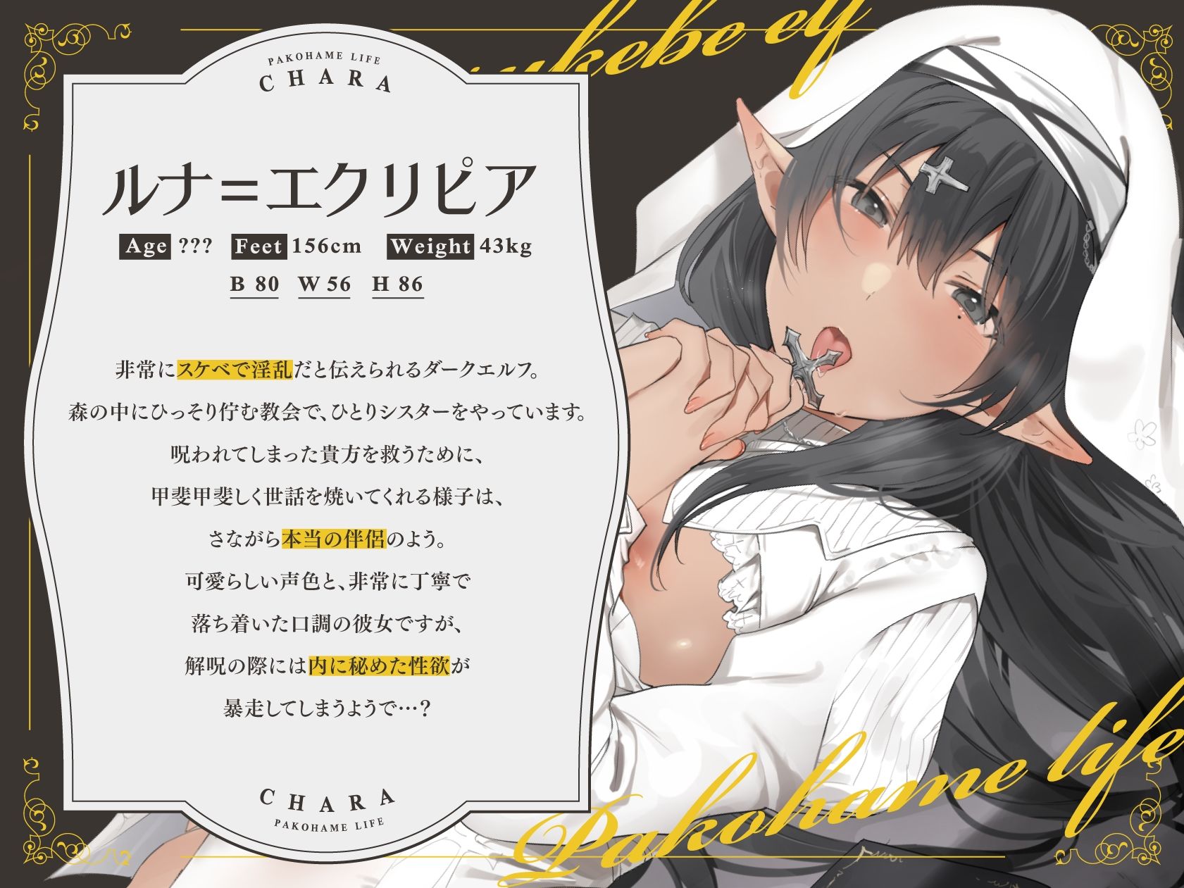 どすけべエルフのいちゃオホ解呪生活（パコハメライフ）のサンプル画像 2