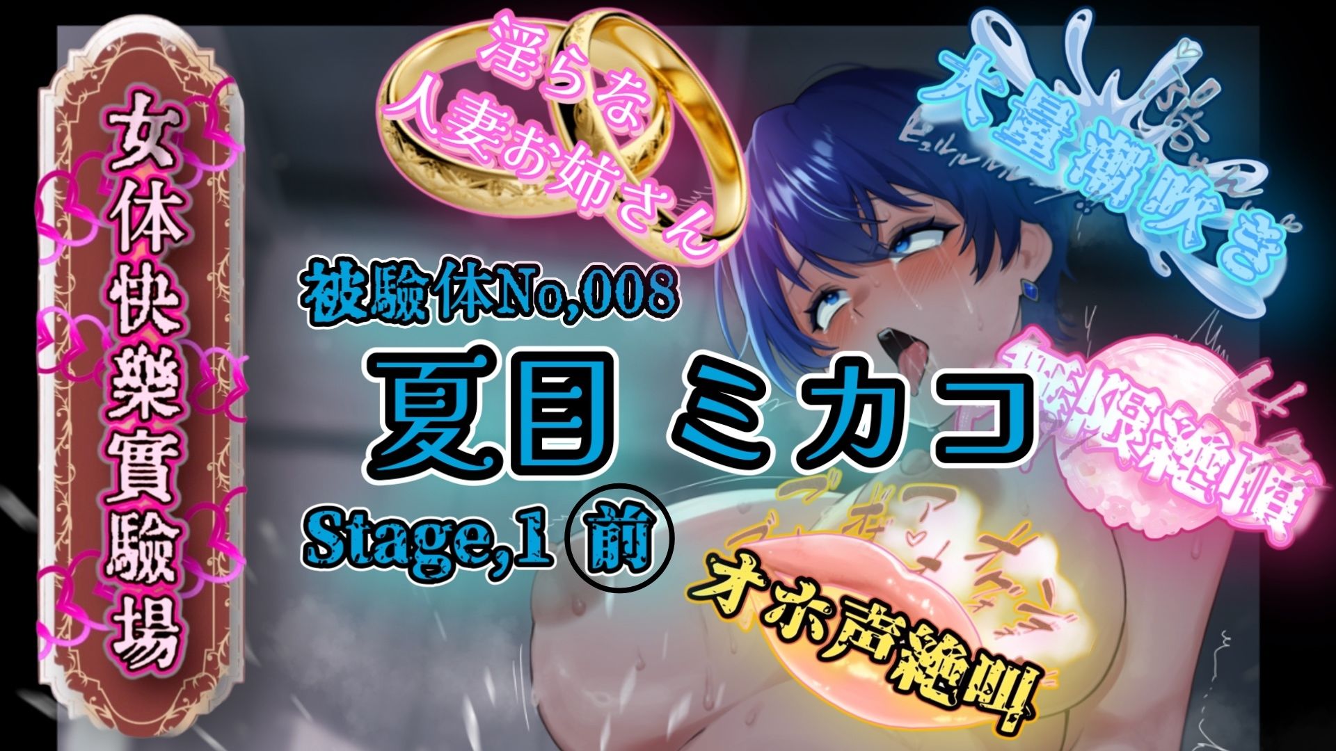 【実演】『女体快楽実験場』Best Selection VOL，3 「望月うにゅ」「谷野ゆあ」「夏目ミカコ」【オホ声】のサンプル画像 6