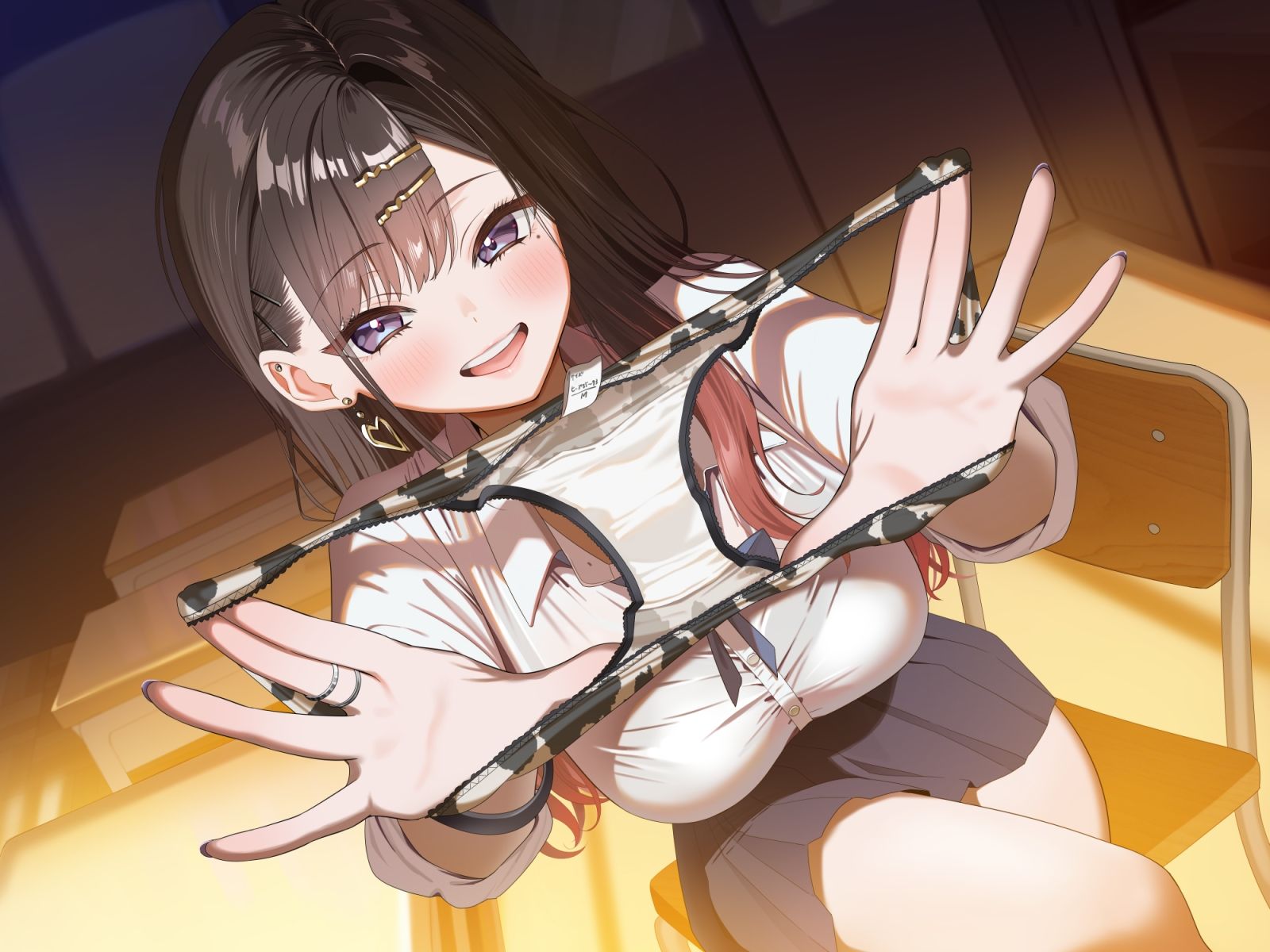 【ソフトマゾ向け】最近隣の席になった女子が性的にからかってくる【CV:ゆにこ】のサンプル画像 2