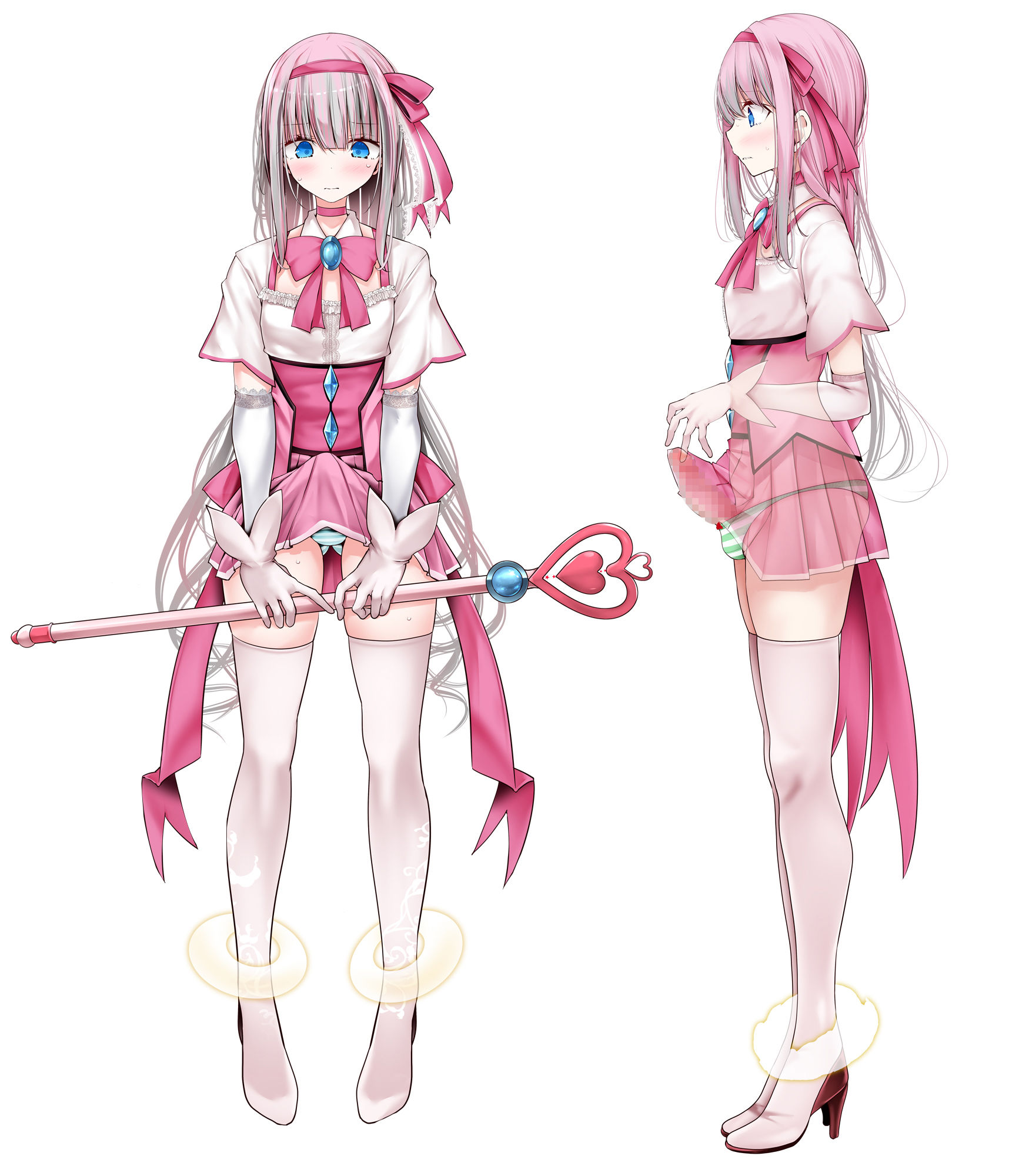 ノーハンド射精☆魔法少女 〜原罪としての叛逆、それがメスイキ〜 男女両用のサンプル画像 1