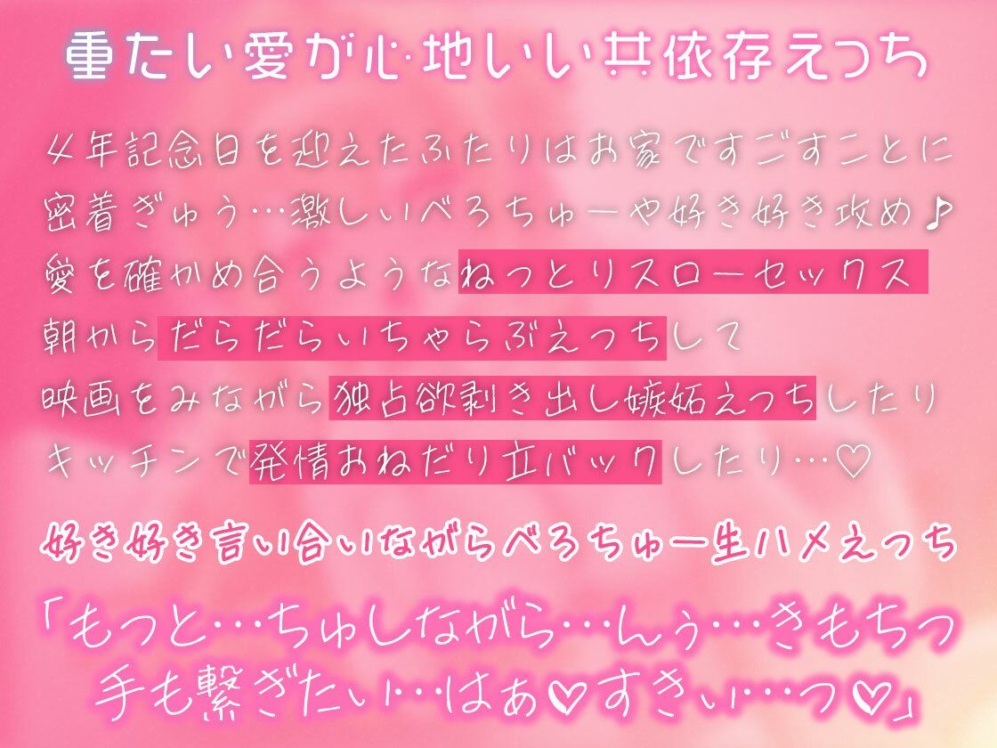 【3時間アドリブ】キスハメ共依存性活〜溺れるくらい激しいキスでヤバいほど愛してくれる彼女〜のサンプル画像 2