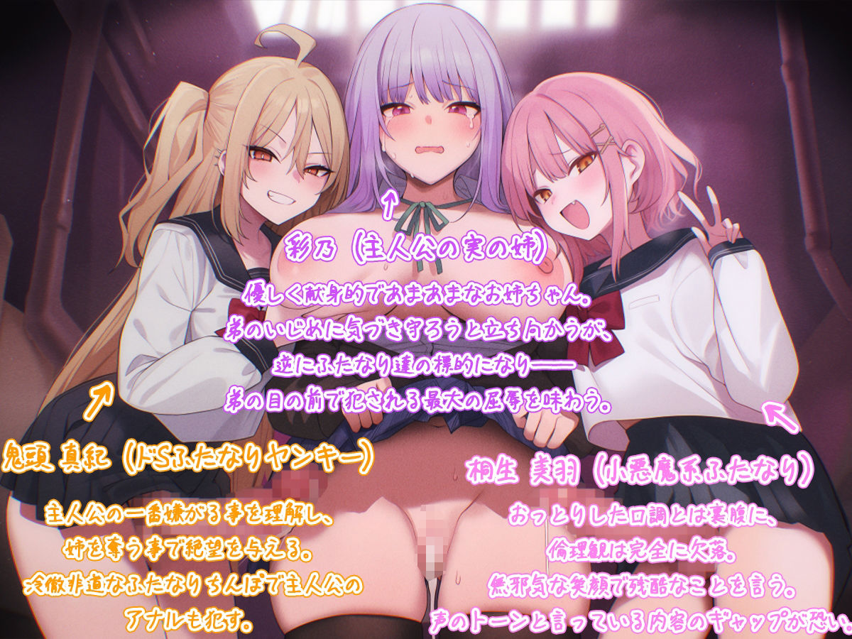 【ドM向け姉NTR】僕のせいでお姉ちゃんがふたなりに犯●れ、僕たちは穴姉弟になりました。【逆アナル・逆レ●プ・BSS】のサンプル画像 2
