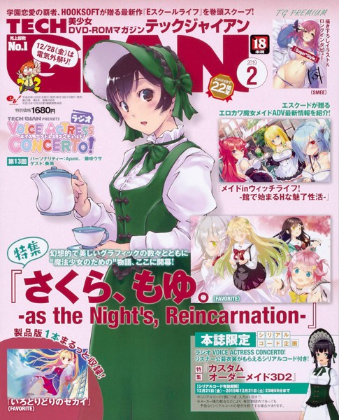 TECH GIAN 2019年02月号の表紙