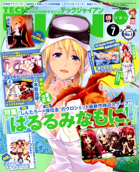 TECH GIAN 2016年07月号の表紙