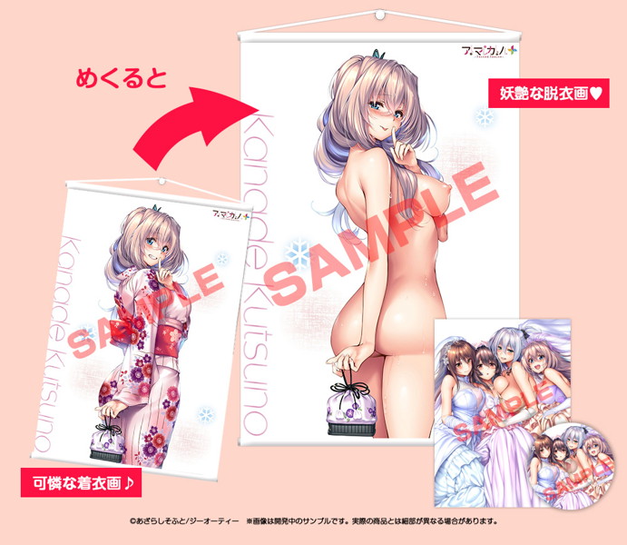 【受注生産】 『アマカノ〜Second Season〜＋（プラス）ビジュアルファンブック ドラマCD付限定版』＋『C 沓野 奏』Wタペストリー サムネイル
