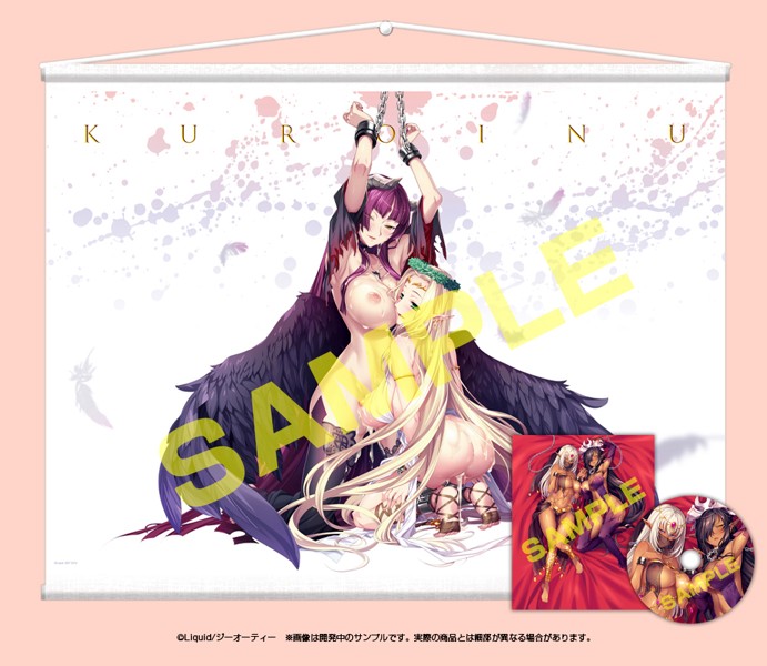 【受注生産】日陰影次『黒獣シリーズアートワークス＆ドラマCD付限定版』＋『B アリシア＆ラドミラ タペストリー』