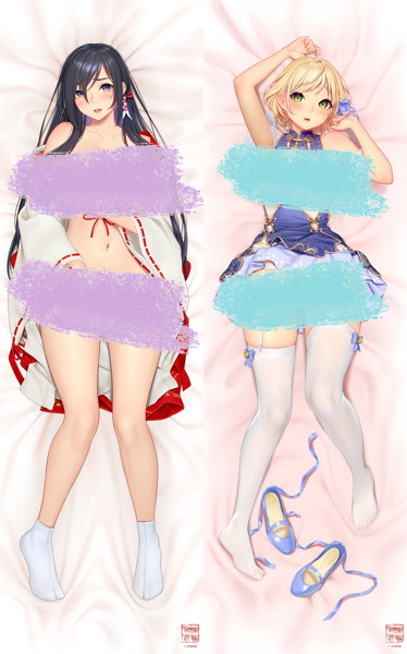 宵嫁葛籠 美少女幼なじみ姉妹のわがままおねだり抱き枕カバー【セパレート仕様】 画像1