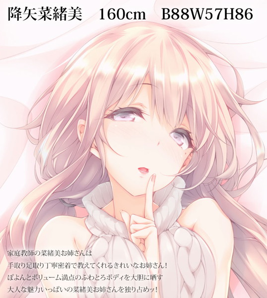 宵嫁葛籠 きれいなお姉さんが好きです！ 抱き枕カバー【セパレート仕様】 画像2