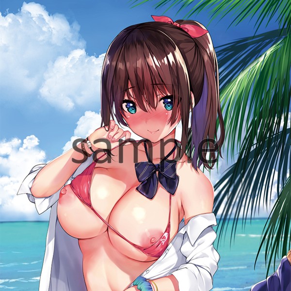 【四次】【魔太郎】描き下ろし’常夏の誘惑ビキニ’B1タペストリー 画像2