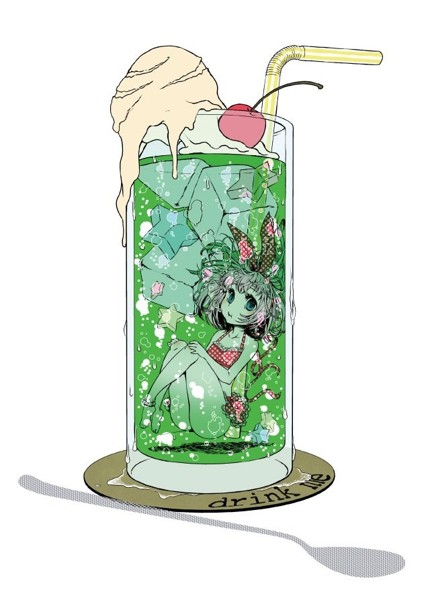 狐古あんこDrink me TシャツXLサイズ 画像2