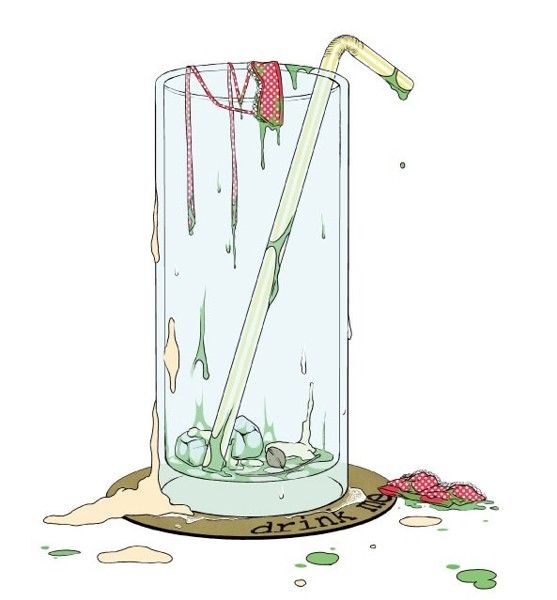 狐古あんこDrink me TシャツXLサイズ 画像3