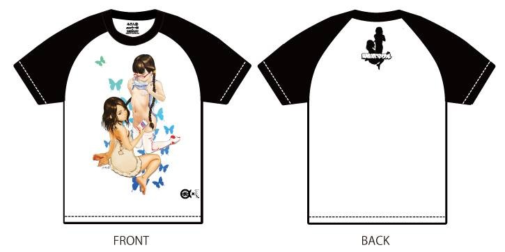 【思春期マーブル】みかんR 携帯Tシャツ Lサイズ 画像1