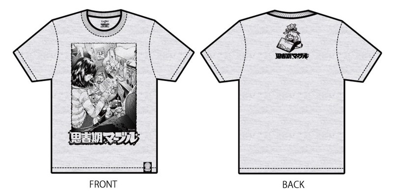 【思春期マーブル】じょろり Loveletter Tシャツ Lサイズ 画像1