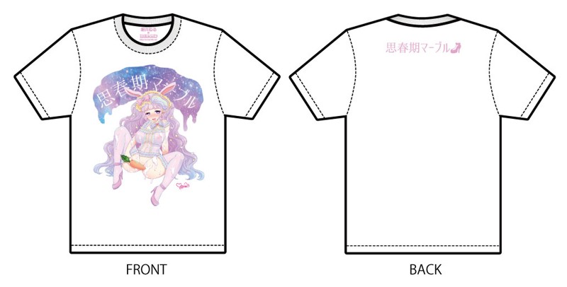 【思春期マーブル】眠井ねる Tシャツ Lサイズ 画像1