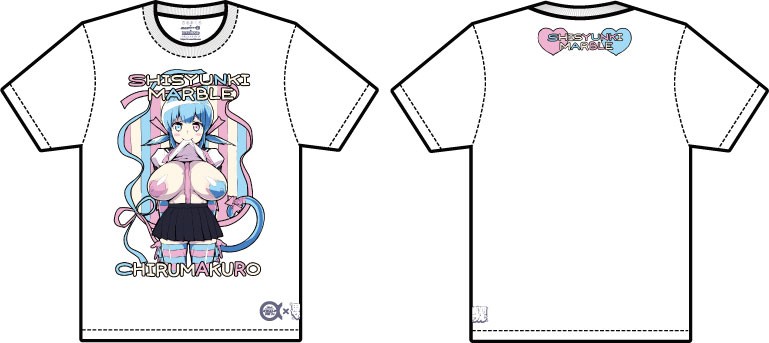 【思春期マーブル】ちるまくろ Tシャツ XLサイズ 画像1