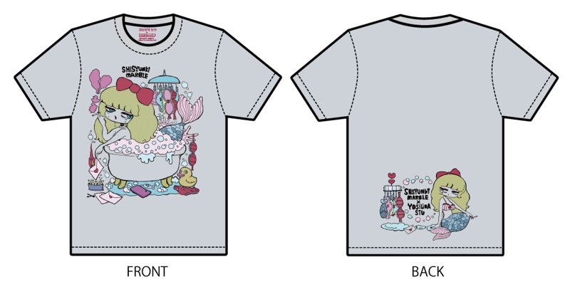 【思春期マーブル】ヨシジマシウ マーメイドTシャツ XLサイズ 画像1