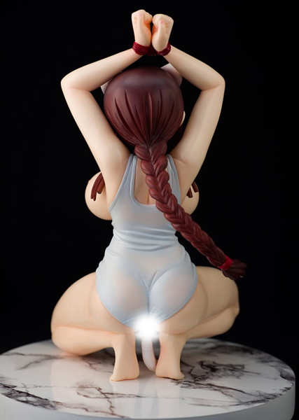 アキラちゃん・スク水ねこみみver.萌え艶White（1/6スケールPVC塗装済み完成品） 画像8