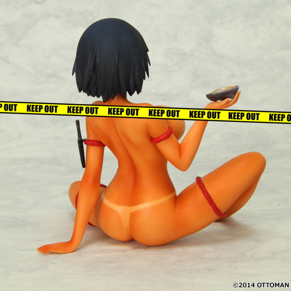 1/6スケールキャンディレジン塗装済完成品 海女ちゃんとタコ 日焼けver. 画像5