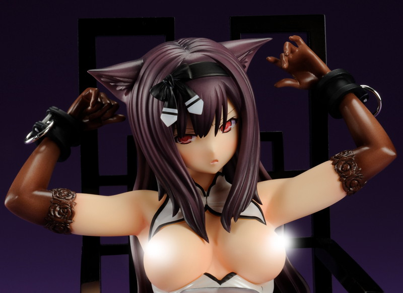 1/8PVC完成塗装済フィギュア ちゅ〜かな猫と椅子 画像13