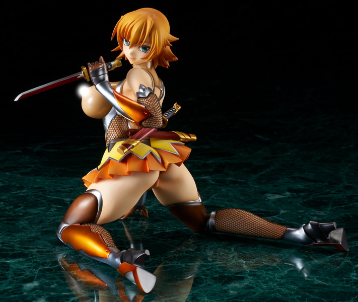 1/7スケールPVC完成塗装済フィギュア 対魔忍ムラサキ-くノ一傀儡奴●に堕つ- 井河さくら 画像10