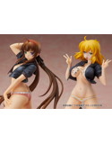 極美Girls Slender Glamorous 閃乱カグラNewWave Gバースト 両備×両奈 素肌セーラー服Ver. フィギュアセット 1/10スケール 画像2