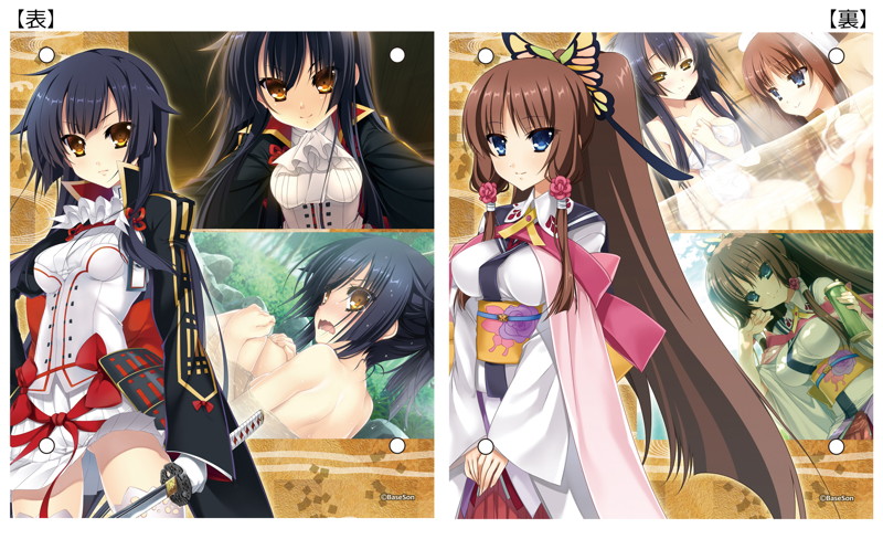 『戦国†恋姫〜乙女絢爛戦国絵巻〜』モバイルフローターセット（久遠＆結菜） 画像2