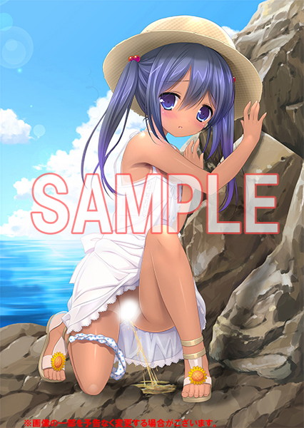 ONAX〜おそとでちっこ〜夏凛編トイレポスター初回限定版タペストリー付き 画像1