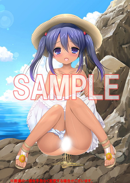 ONAX〜おそとでちっこ〜夏凛編トイレポスター初回限定版タペストリー付き 画像2