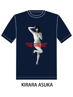 RED RIBBON T-SHIRT(サイズS/ネイビー)モデル:明日花キララのサムネイル画像