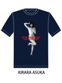 RED RIBBON T-SHIRT（サイズL/ネイビー）モデル：明日花キララ