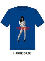 RED RIBBON T-SHIRT（サイズM/ライトブルー）モデル：さとう遥希のサムネイル画像