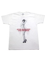 RED RIBBON T-SHIRT（サイズM/ホワイト）モデル：里美ゆりあのサムネイル画像